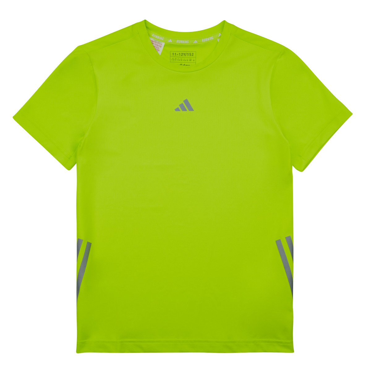Odjeća Djeca Majice kratkih rukava adidas Performance RUN 3S TEE Zelena / Srebrna