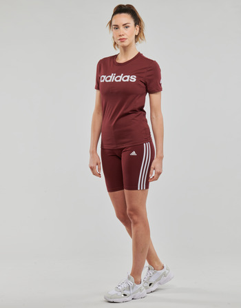Adidas Sportswear LIN T Smeđa / Bijela