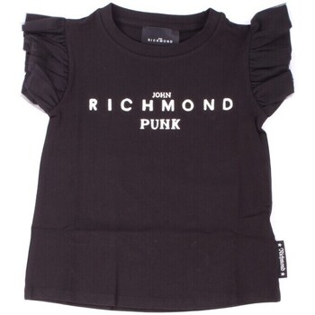 Odjeća Djevojčica Majice kratkih rukava John Richmond RGP23070TS Crna