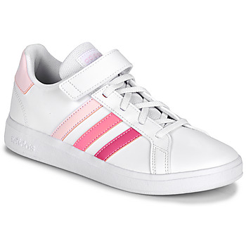 Obuća Djevojčica Niske tenisice Adidas Sportswear GRAND COURT 2.0 EL K Bijela / Ružičasta