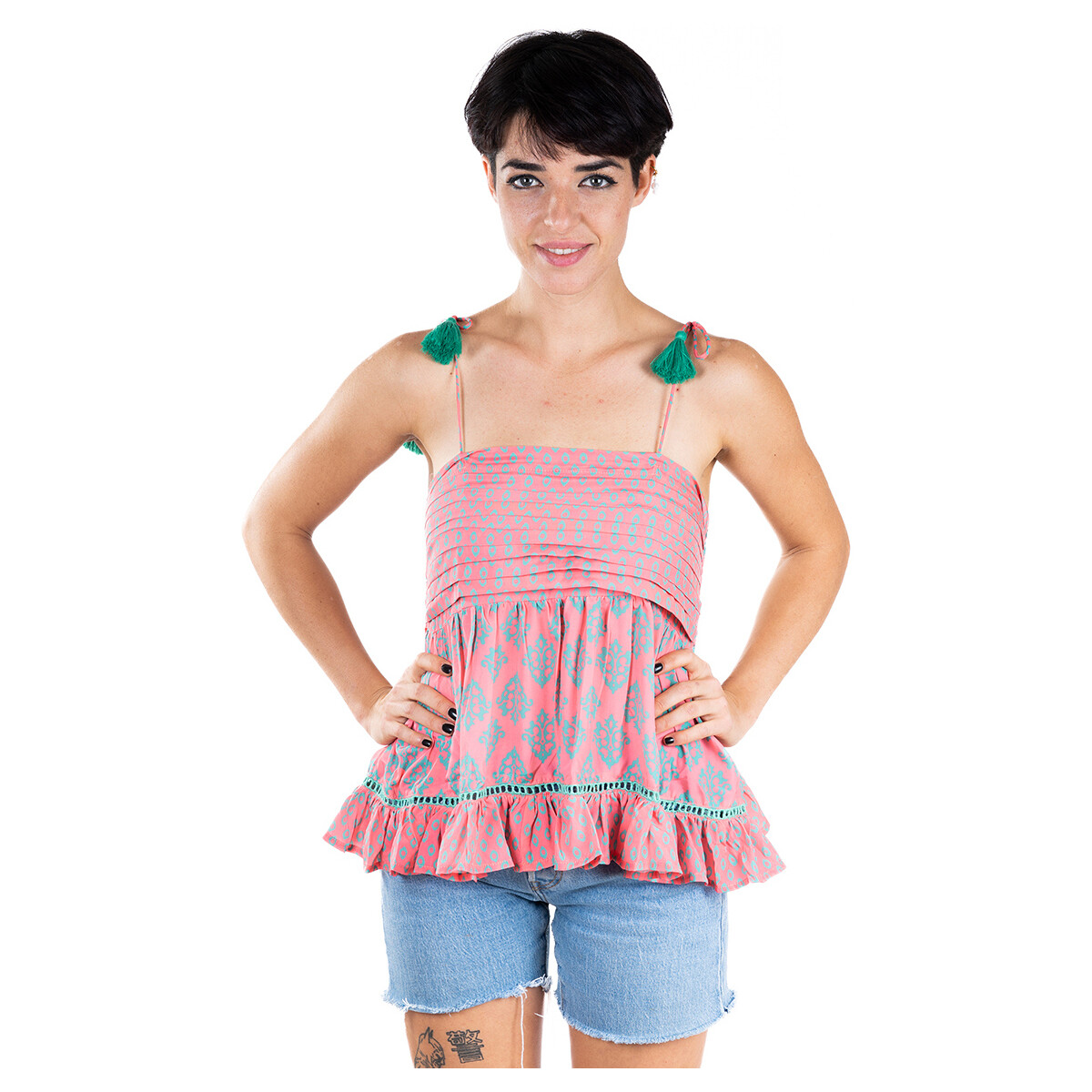 Odjeća Žene
 Topovi i bluze Isla Bonita By Sigris Vrh Ružičasta