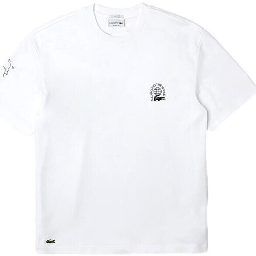 Odjeća Majice / Polo majice Lacoste CAMISETA DE HOMBRE RELAXED FIT TH8047 Bijela