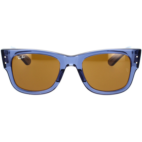 Satovi & nakit Sunčane naočale Ray-ban Occhiali da Sole  Mega Wayfarer RB0840S 668073 Plava