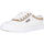 Obuća Modne tenisice Kawasaki Glitter Canvas Shoe K194522-ES 8890 Gold Bijela
