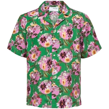 Odjeća Muškarci
 Košulje dugih rukava Selected Relax Liam Shirt - Jolly Green Višebojna