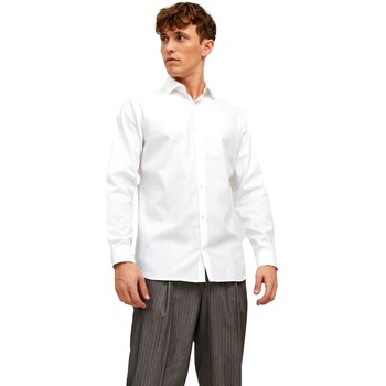 Odjeća Muškarci
 Košulje dugih rukava Jack & Jones CAMISA SLIM FIT HOMBRE JACK&JONES 12227385 Bijela