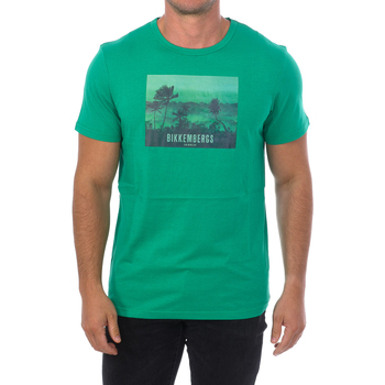 Odjeća Muškarci
 Majice kratkih rukava Bikkembergs BKK2MTS06-GREEN Zelena