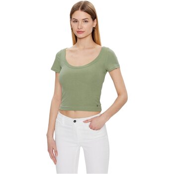 Odjeća Žene
 Majice / Polo majice Guess W3GP21 KAQL2 Zelena