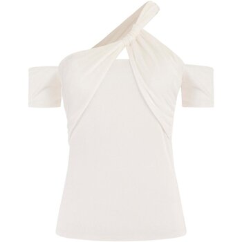 Odjeća Žene
 Majice / Polo majice Guess W3GP12 KBEM0 Bijela