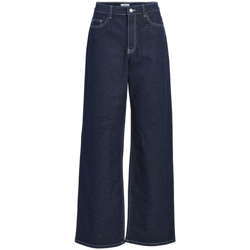 Odjeća Žene
 Hlače Object Jeans Java - Dark Blue Denim Plava