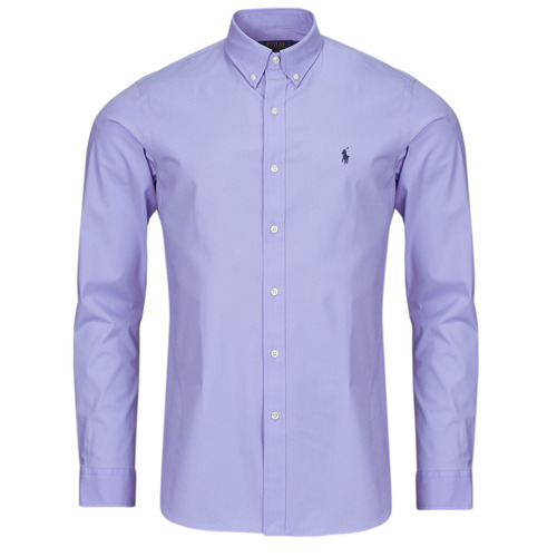 Odjeća Muškarci
 Košulje dugih rukava Polo Ralph Lauren CHEMISE AJUSTEE SLIM FIT EN POPELINE UNIE Plava