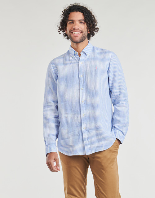 Polo Ralph Lauren CHEMISE COUPE DROITE EN LIN Višebojna