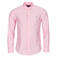 Odjeća Muškarci
 Košulje dugih rukava Polo Ralph Lauren CHEMISE AJUSTEE SLIM FIT EN OXFORD LEGER Ružičasta