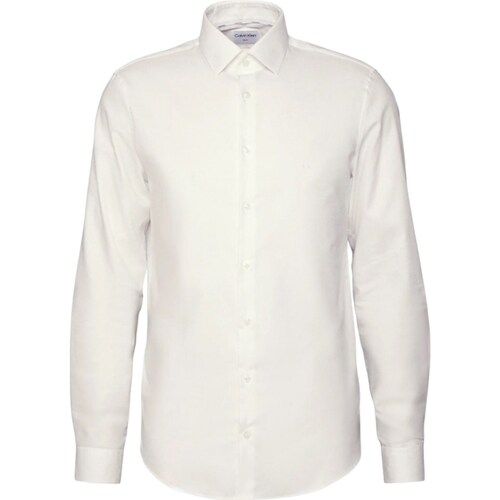 Odjeća Muškarci
 Košulje dugih rukava Calvin Klein Jeans K10K111627 Bijela