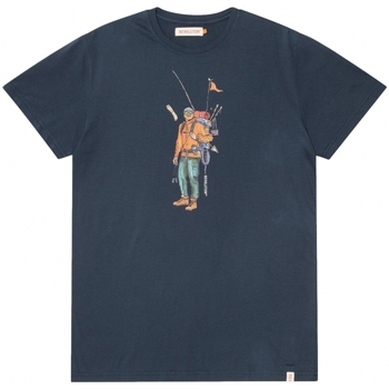 Odjeća Muškarci
 Majice / Polo majice Revolution Regular T-Shirt 1333 HIK - Navy Plava