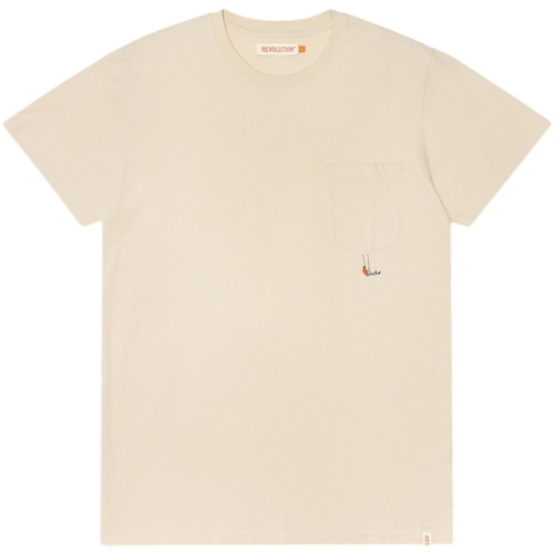 Odjeća Muškarci
 Majice / Polo majice Revolution Regular T-Shirt 1330 SWI - Off White Bijela