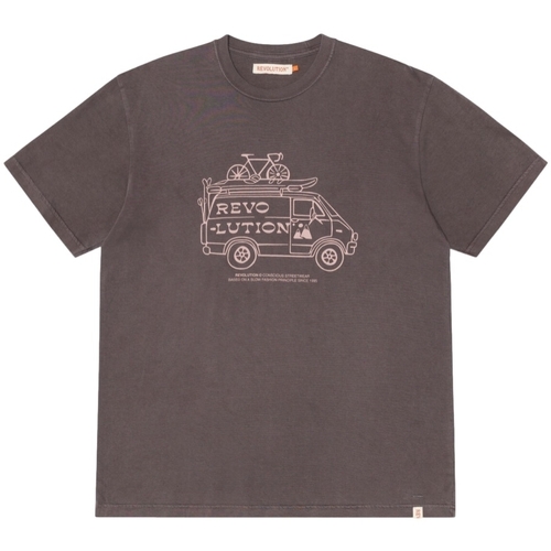 Odjeća Muškarci
 Majice / Polo majice Revolution Loose T-Shirt 1329 PAK - Dust Purple Ljubičasta