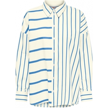 Odjeća Žene
 Topovi i bluze Only Shirt Nina Lora L/S - Creme/Provedence Plava