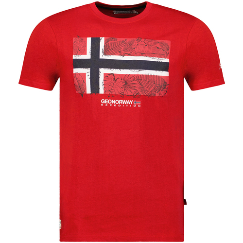 Odjeća Muškarci
 Majice kratkih rukava Geo Norway SW1239HGNO-RED Crvena