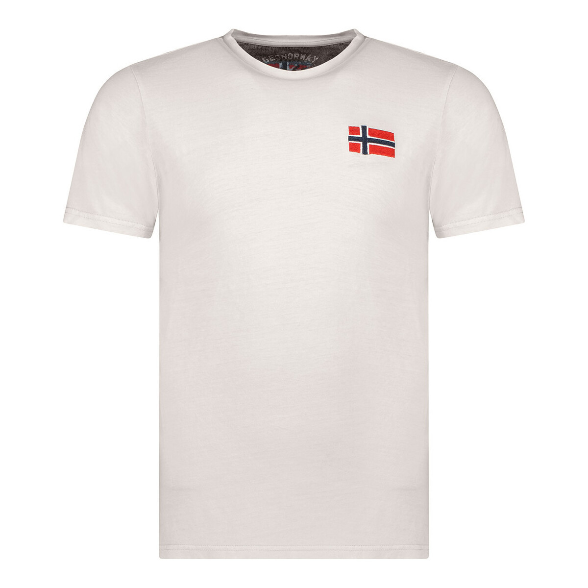 Odjeća Muškarci
 Majice kratkih rukava Geographical Norway SW1269HGNO-LIGHT GREY Siva