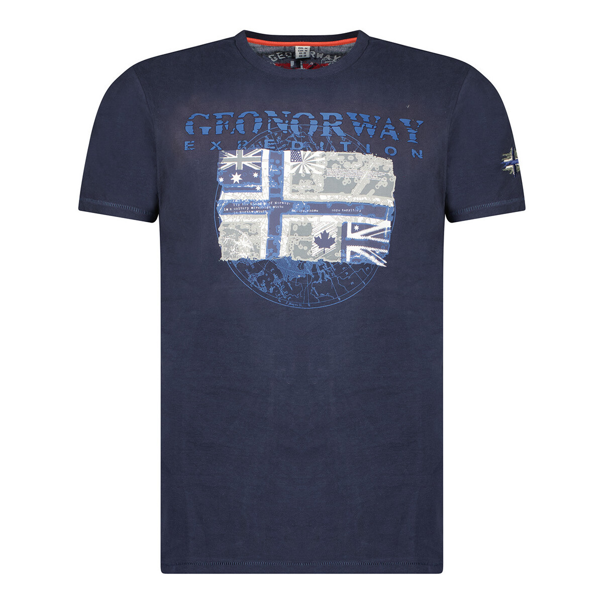 Odjeća Muškarci
 Majice kratkih rukava Geographical Norway SW1270HGNO-NAVY         