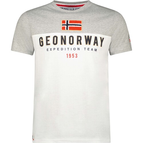 Odjeća Muškarci
 Majice kratkih rukava Geo Norway SW1276HGNO-BLACK-GREY Višebojna