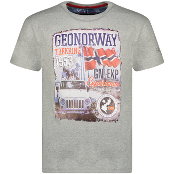 Odjeća Muškarci
 Majice kratkih rukava Geo Norway SW1959HGNO-BLENDED GREY Siva