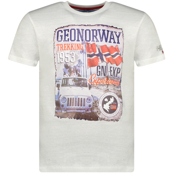 Odjeća Muškarci
 Majice kratkih rukava Geo Norway SW1959HGNO-WHITE Bijela