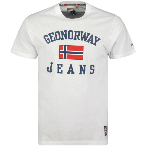 Odjeća Muškarci
 Majice kratkih rukava Geo Norway SX1044HGNO-WHITE Bijela