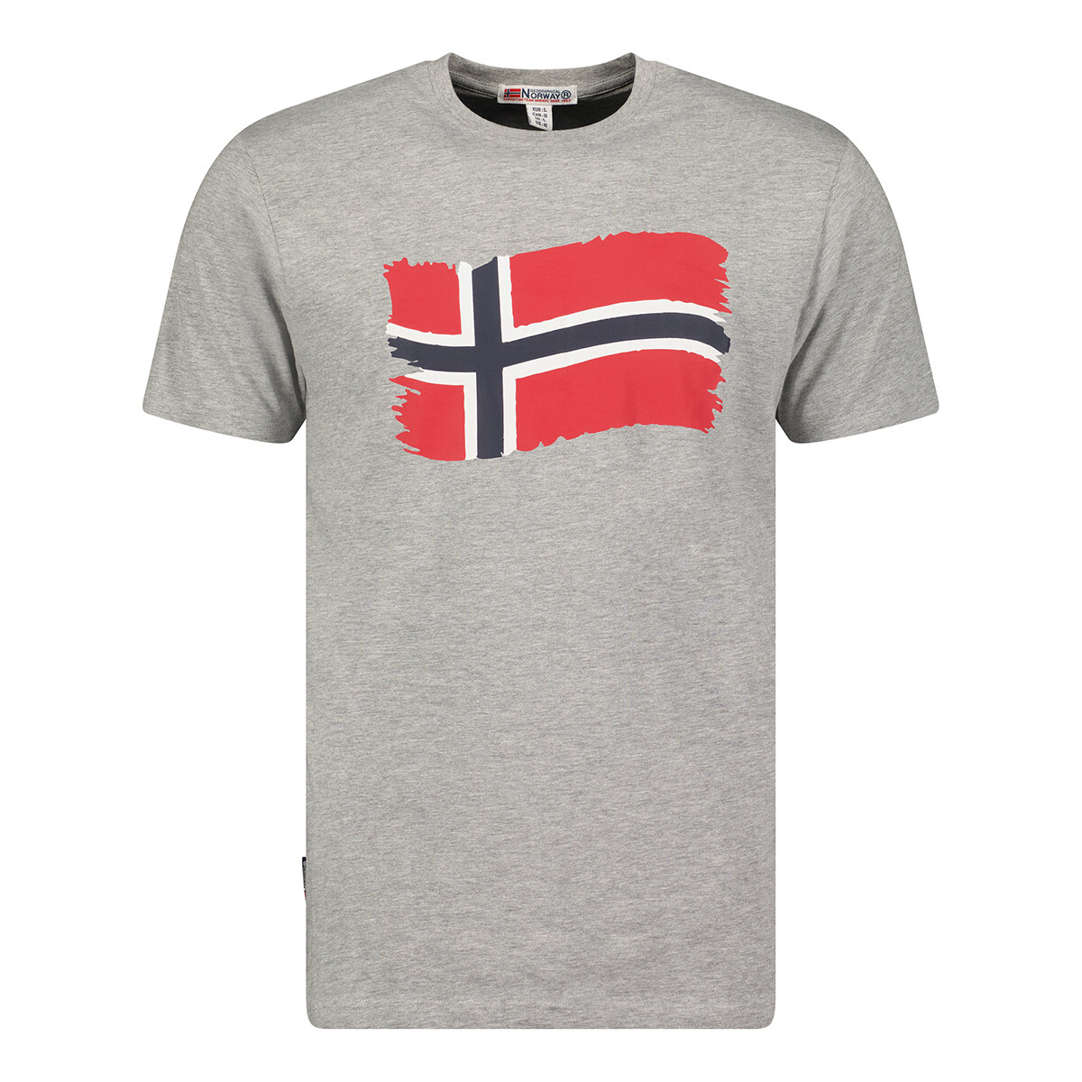 Odjeća Muškarci
 Majice kratkih rukava Geographical Norway SX1078HGN-BLENDED GREY Siva
