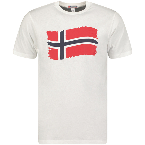 Odjeća Muškarci
 Majice kratkih rukava Geographical Norway SX1078HGN-WHITE Bijela