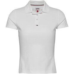 Odjeća Žene
 Majice / Polo majice Tommy Jeans DW0DW15847 Bijela