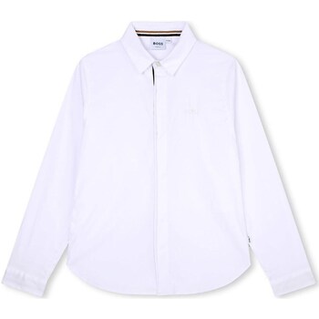 Odjeća Dječak
 Košulje dugih rukava BOSS J25Q03 Bijela