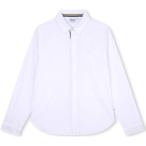 Odjeća Dječak
 Košulje dugih rukava BOSS J25Q03 Bijela