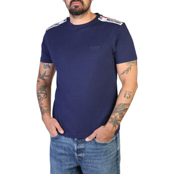 Odjeća Muškarci
 Majice kratkih rukava Moschino A0781-4305 A0290 Blue Plava