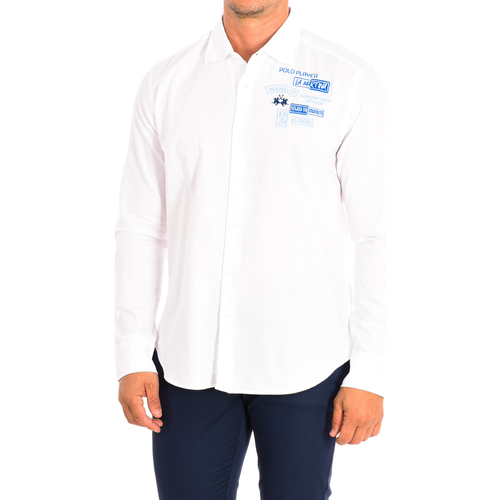 Odjeća Muškarci
 Košulje dugih rukava La Martina TMC602-OX083-00001 Bijela
