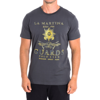Odjeća Muškarci
 Majice kratkih rukava La Martina TMRG30-JS206-09131 Siva