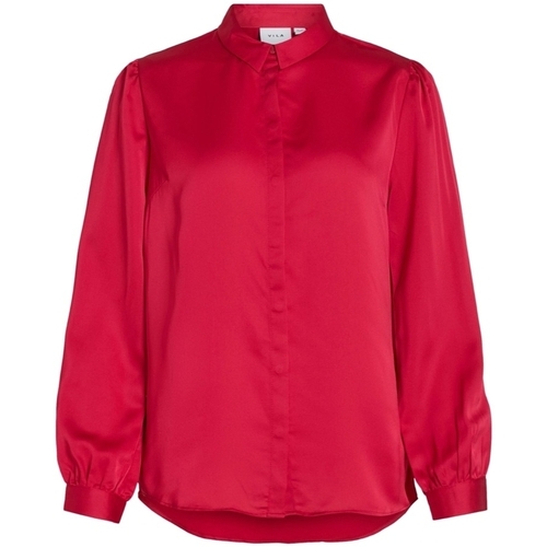 Odjeća Žene
 Topovi i bluze Vila Noos Ellette Satin Shirt - Love Potion Ružičasta