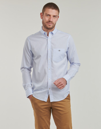 Odjeća Muškarci
 Košulje dugih rukava Gant REG POPLIN STRIPE SHIRT Bijela / Plava