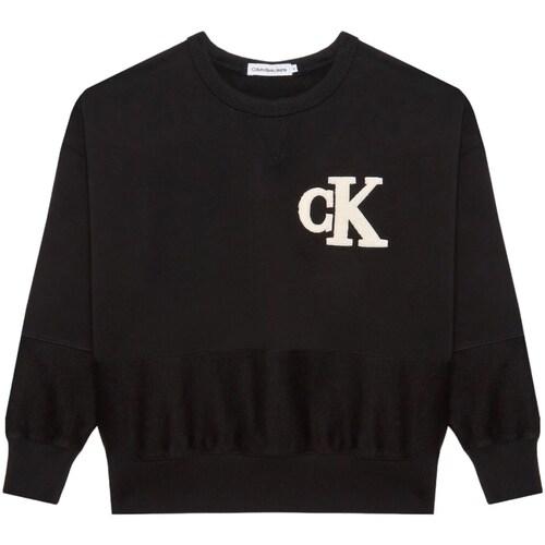Odjeća Dječak
 Sportske majice Calvin Klein Jeans IB0IB01684 Crna