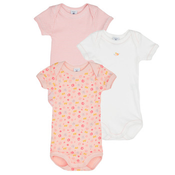 Odjeća Djevojčica Pidžame i spavaćice Petit Bateau LOT X3 Bijela / Ružičasta