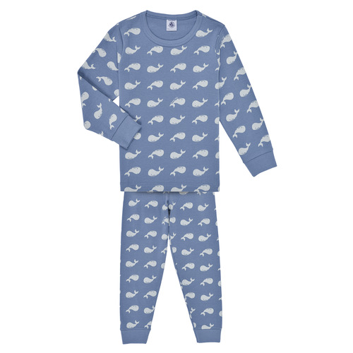 Odjeća Djeca Pidžame i spavaćice Petit Bateau MAELINE Plava