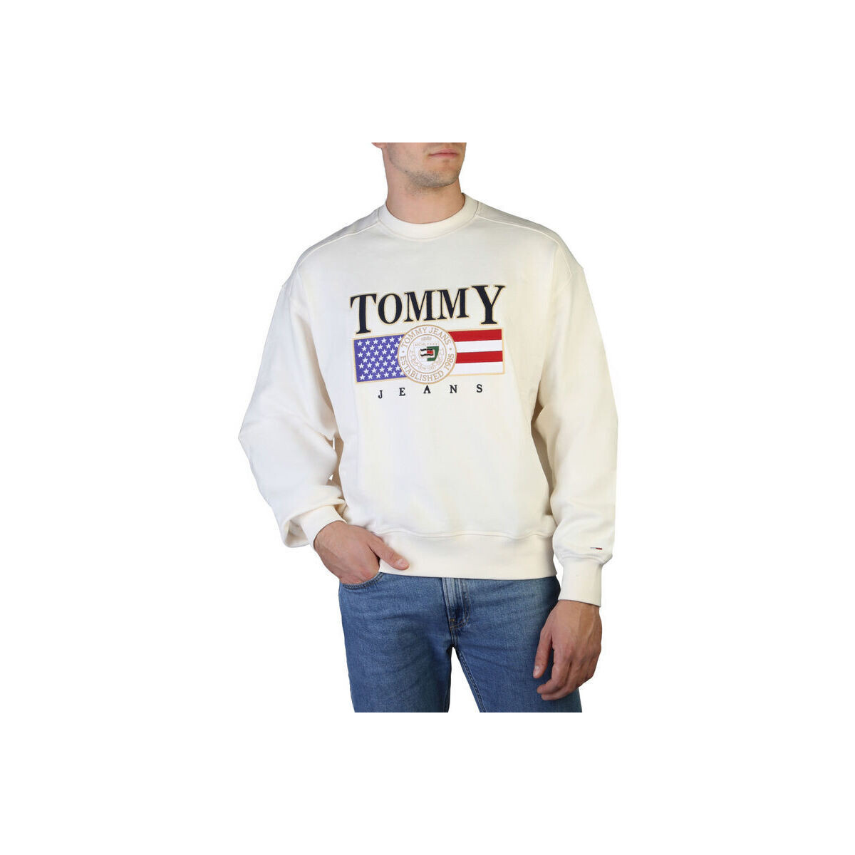 Odjeća Muškarci
 Sportske majice Tommy Hilfiger - dm0dm15717 Bijela