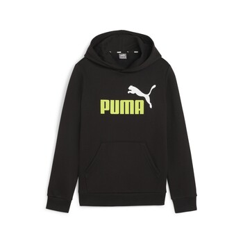 Odjeća Dječak
 Sportske majice Puma ESS+ 2 COL BIG LOGO HOODIE FL B Crna