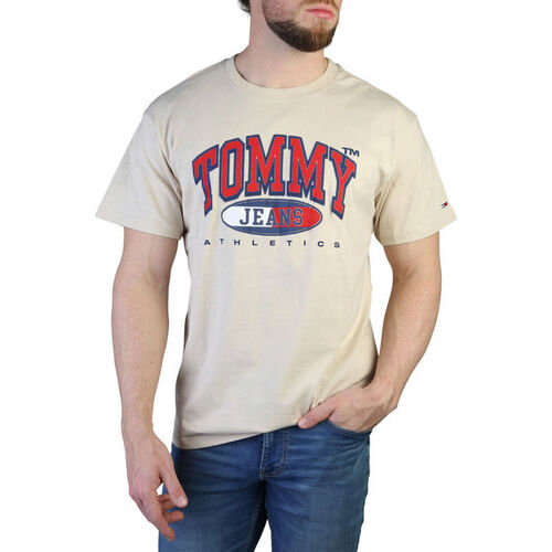 Odjeća Muškarci
 Majice kratkih rukava Tommy Hilfiger dm0dm16407 aci brown Smeđa