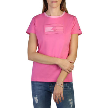 Odjeća Žene
 Majice kratkih rukava Tommy Hilfiger th10064-016 pink Ružičasta