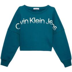 Odjeća Djevojčica Sportske majice Calvin Klein Jeans  Zelena