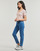 Odjeća Žene
 Majice kratkih rukava Calvin Klein Jeans WOVEN LABEL RIB V-NECK TEE Bež