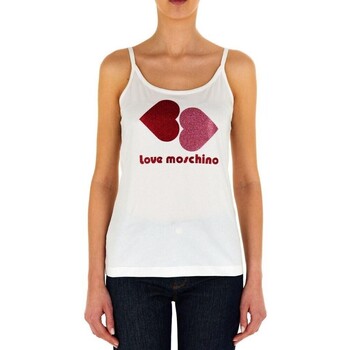 Odjeća Žene
 Majice / Polo majice Love Moschino W4H81 01 E1951 Bijela