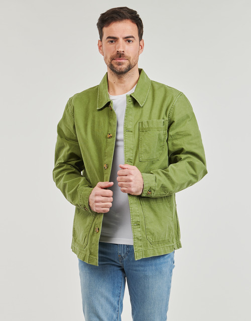 Timberland Washed Canvas Chore Jacket Kaki